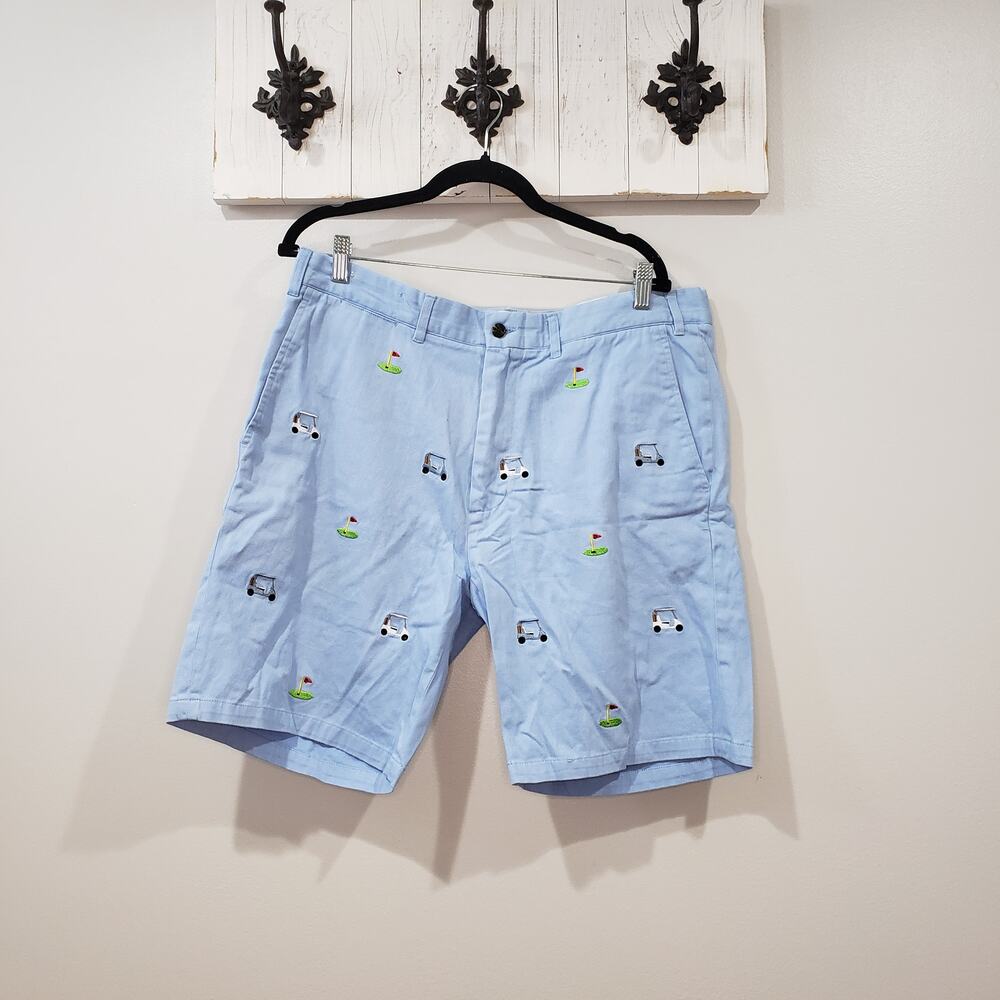 Castaway Nantucket Cisco Shorts Golf Print Size 36 Stretch